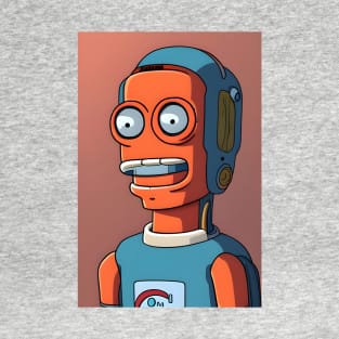Funny cartoon robot T-Shirt